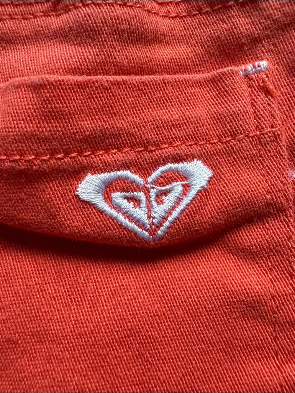 Adorable Tangerine Girl’s ROXY Cut Off Shorts, Size 24 months